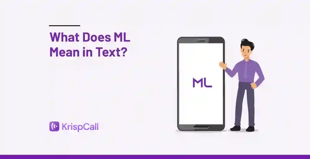 What does ml mean in text